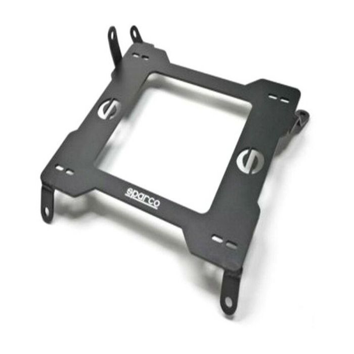 Sparco 00499075 S00499075 Base de Asiento Fija de Acero Fe 37 Homologación FIA para Piloto y Copiloto con Fijación 345x271mm