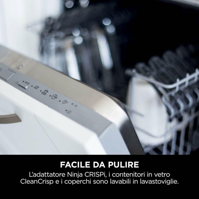 Freidora portátil sin aceite NINJA - CRISPI - Recipientes de 1,4 y 3,8 l - 4 programas preestablecidos - 1400 W - Beige 23 Freidora portátil sin aceite NINJA - CRISPI - Recipientes de 1,4 y 3,8 l - 4 programas preestablecidos - 1400 W - Beige 23