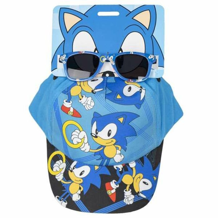 Gorra 53 cm y gafas de sol infantiles sonic Gorra 53 cm y gafas de sol infantiles sonic