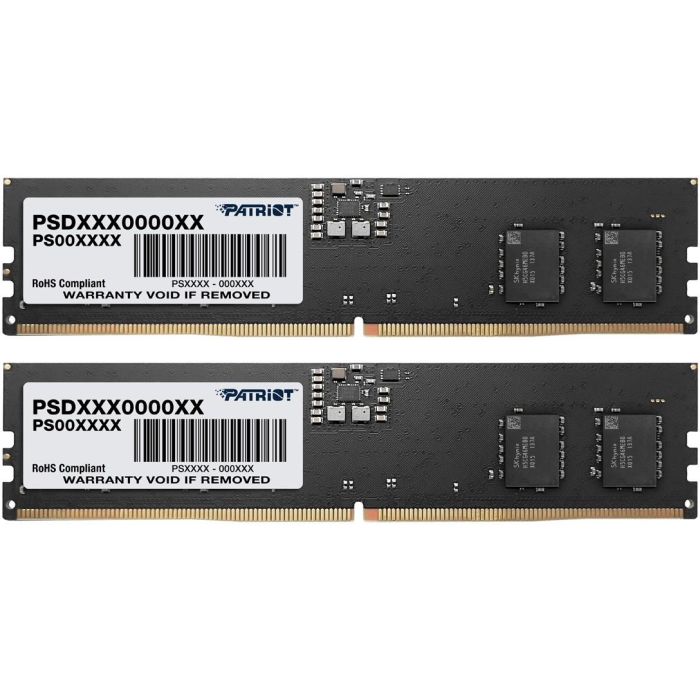 Patriot PSD516G480081 DIMM 16 GB DDR5 4800 MHz 288-pin, Memoria RAM para PC, Negro 1 Patriot PSD516G480081 DIMM 16 GB DDR5 4800 MHz 288-pin, Memoria RAM para PC, Negro 1