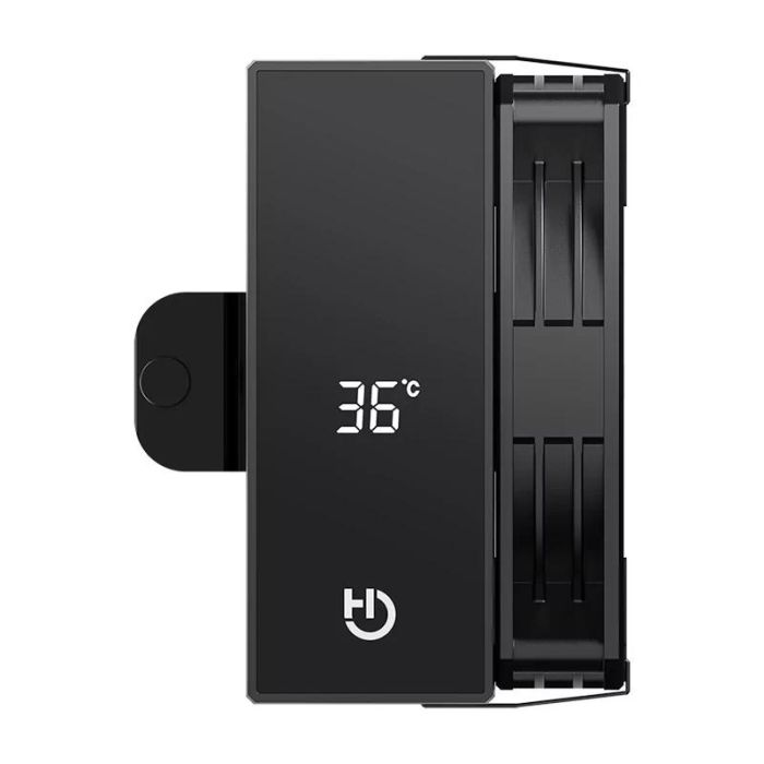 Hiditec CPUH10004 Disipador de CPU DC10 Pro con Ventilador 120mm, Pantalla Digital, 6 Heatpipes, 220W TDP, para Intel LGA 1851/AM5 3