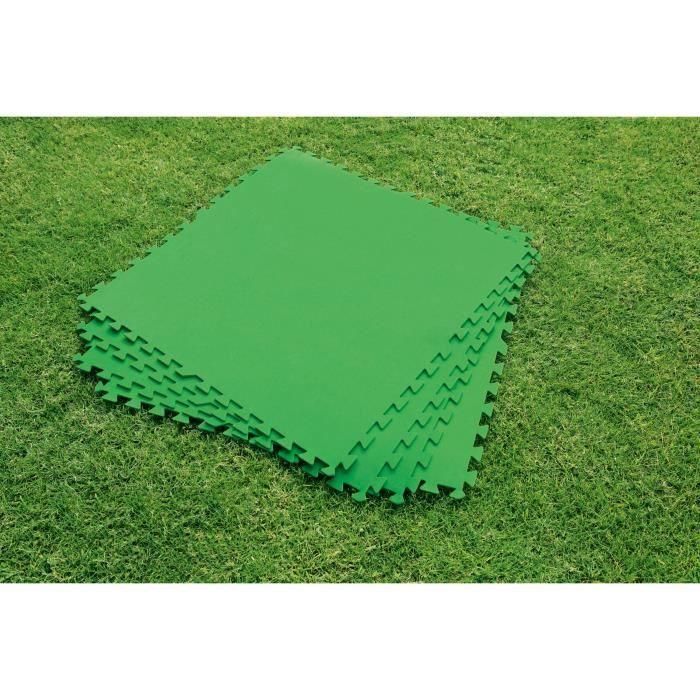 Bestway Suelo Piscina Foam Verde 9 Piezas 78x78 cm Jardin 58636 2