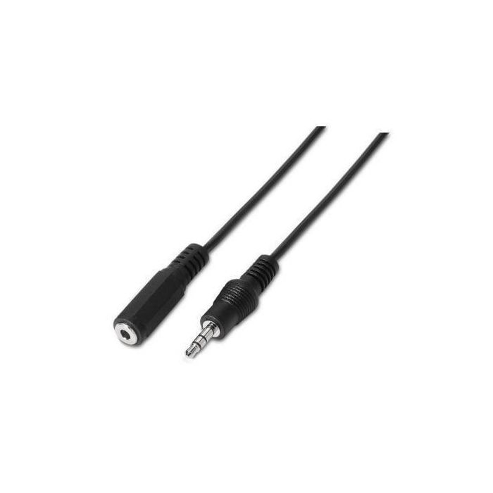 AISENS - CABLE AUDIO ESTEREO, JACK 3.5/M-JACK 3.5/H, NEGRO, 3.0M AISENS - CABLE AUDIO ESTEREO, JACK 3.5/M-JACK 3.5/H, NEGRO, 3.0M