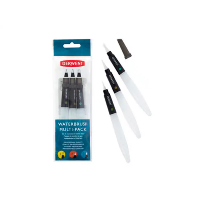 Derwent Pincel de Agua Set de 3 Unidades 1