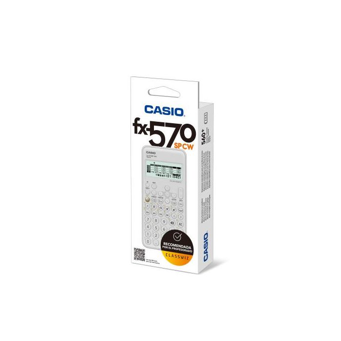 Casio fx-570SPX ClassWiz Calculadora Científica 560 Funciones 10+2 Dígitos 5 Idiomas Iberia con Tapa 2