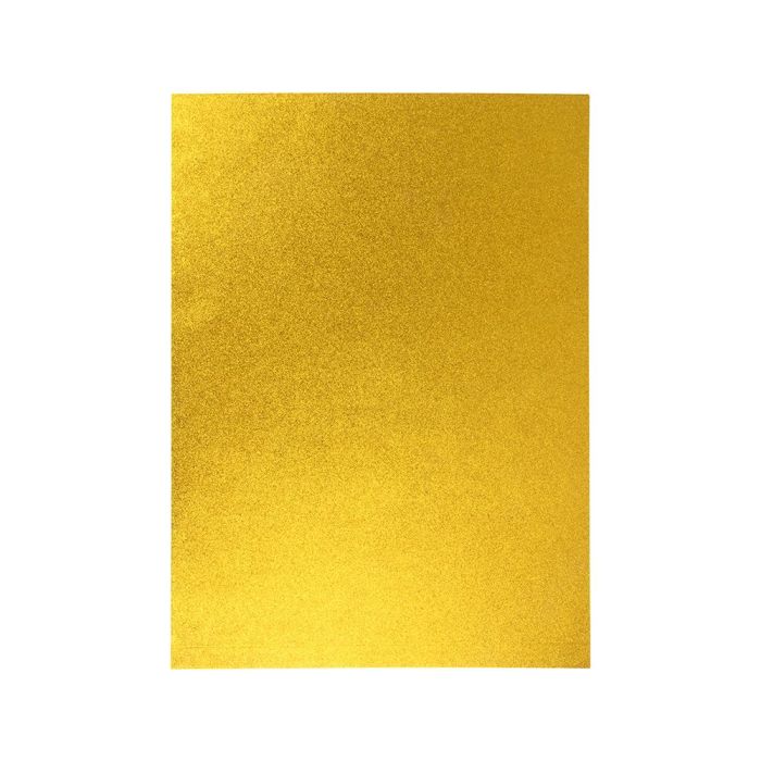 Goma Eva Con Purpurina Biodegradable Liderpapel 50x70 cm 60 gr-M2 Espesor 2 mm Oro 10 unidades 1 Goma Eva Con Purpurina Biodegradable Liderpapel 50x70 cm 60 gr-M2 Espesor 2 mm Oro 10 unidades 1