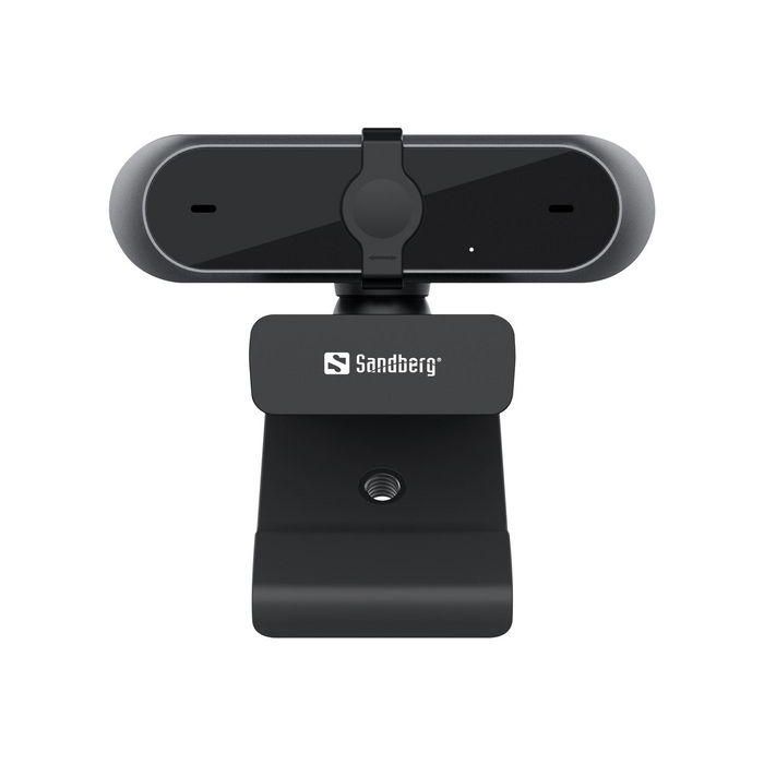 Sandberg USB Webcam Pro Webcam Full HD 1080P con Enfoque Automático y Micrófono Estéreo 2