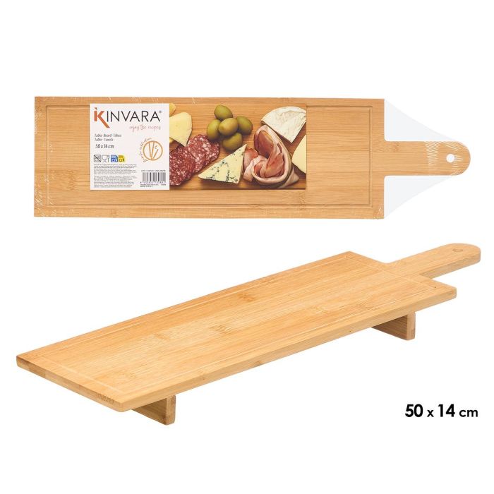 Tabla Bambu 14X50Cm Mango Patas Kinvara (Set de 12) 0 Tabla Bambu 14X50Cm Mango Patas Kinvara (Set de 12) 0