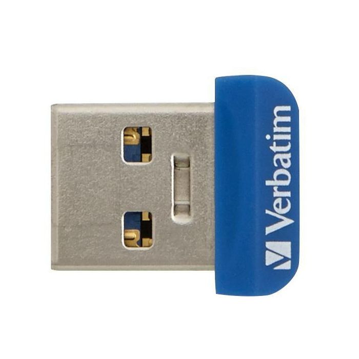 Verbatim Pendrive Nano Store'N'Stay 64GB USB 3.0 Azul 3 Verbatim Pendrive Nano Store'N'Stay 64GB USB 3.0 Azul 3