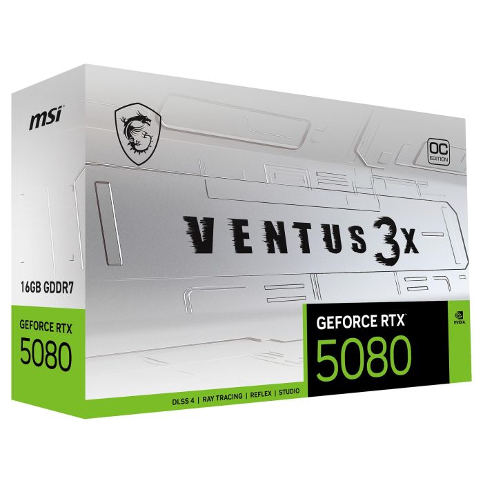MSI RTX 5080 16GB GDDR7 3Fan OC White Tarjeta Gráfica