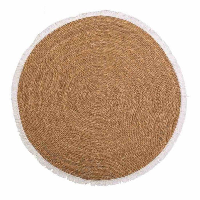 Alfombra Alexandra House Living Blanco Natural 100 x 100 cm Circular