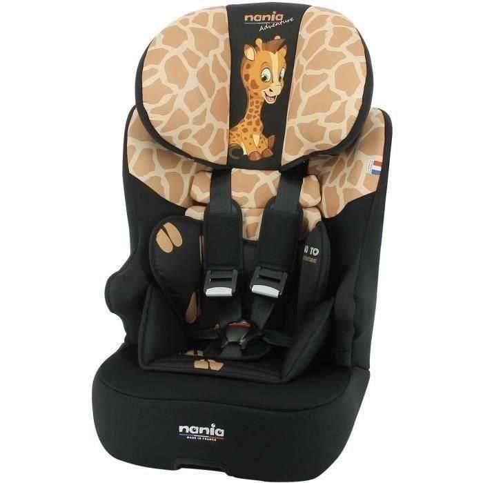 Silla de coche NANIA RACE I FIX isofix 76-140 cm R129 de 3 a 10 años Reposacabezas regulable Base basculante Marrón Fabricación francesa 1 Silla de coche NANIA RACE I FIX isofix 76-140 cm R129 de 3 a 10 años Reposacabezas regulable Base basculante Marrón Fabricación francesa 1
