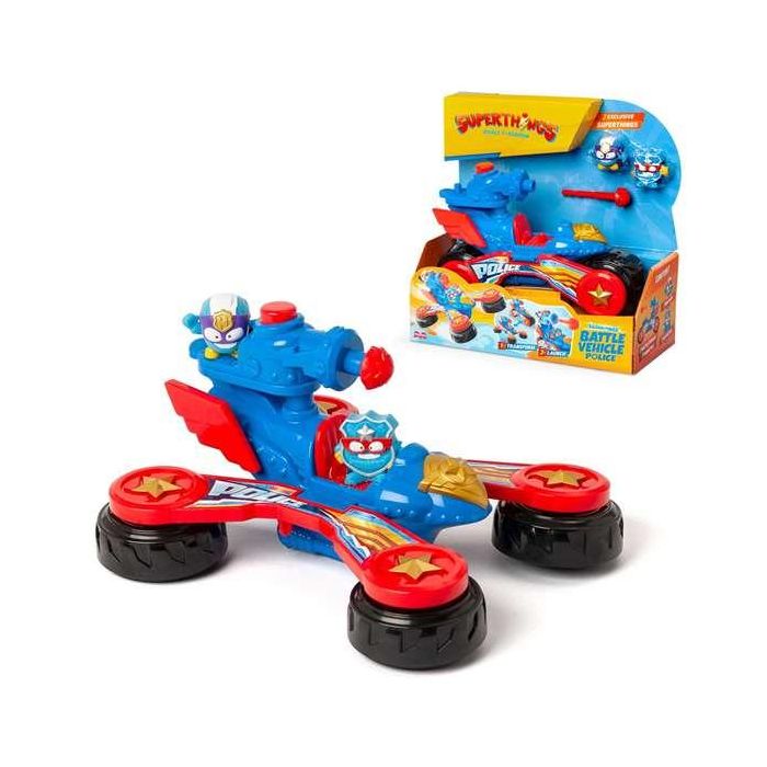 Magic Box Figura Superthings S Battle Vehiculo Policia con Proyectil Transformable 20x19,5x9,2 cm 1 Magic Box Figura Superthings S Battle Vehiculo Policia con Proyectil Transformable 20x19,5x9,2 cm 1