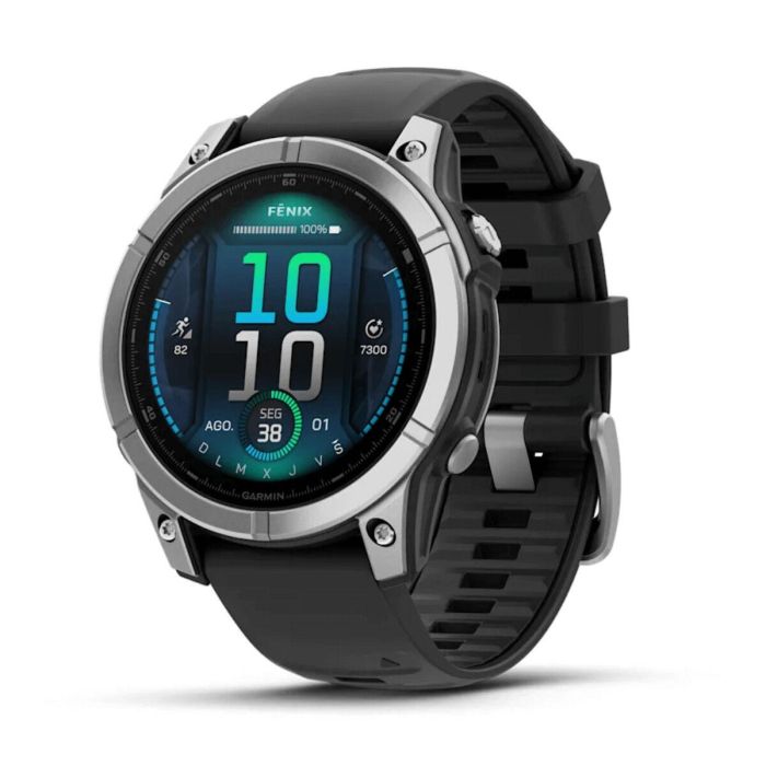 Garmin Reloj Inteligente Fenix E (47mm) Negro / Gris Pizarra AMOLED Pantalla Táctil GPS Resistente al Agua 0 Garmin Reloj Inteligente Fenix E (47mm) Negro / Gris Pizarra AMOLED Pantalla Táctil GPS Resistente al Agua 0