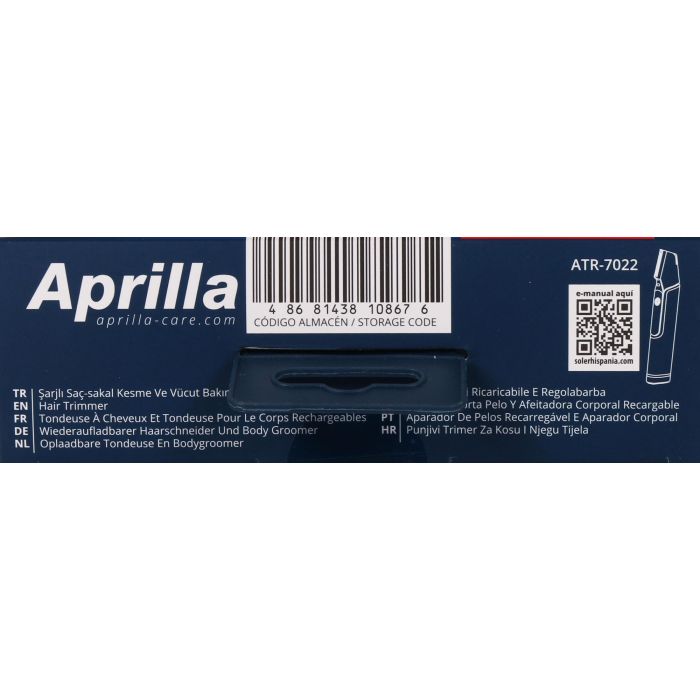 Aprilla Máquina Cortapelo Recargable USB (6 Unidades) 11