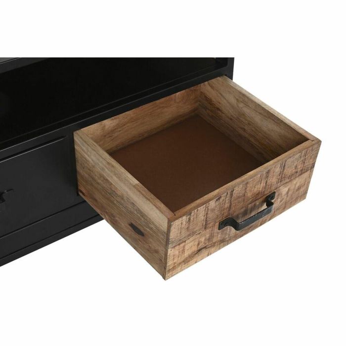 Mueble Tv Loft DKD Home Decor Negro Marron 40 x 55 x 125 cm 2 Mueble Tv Loft DKD Home Decor Negro Marron 40 x 55 x 125 cm 2