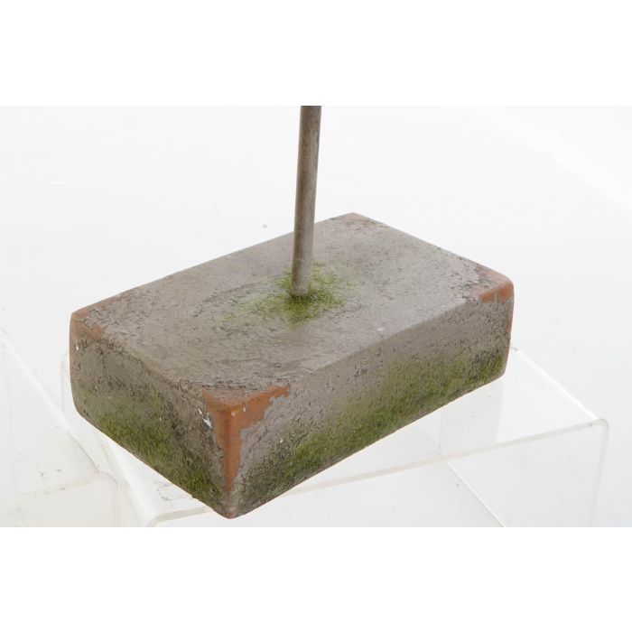 Figura Colonial DKD Home Decor Gris 12 x 60 x 20 cm 2 Figura Colonial DKD Home Decor Gris 12 x 60 x 20 cm 2