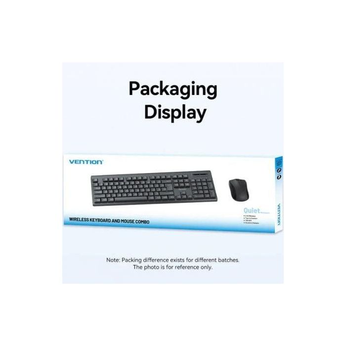 Teclado y Ratón Inalámbricos Vention Combo KTZB0-ES 3 Teclado y Ratón Inalámbricos Vention Combo KTZB0-ES 3