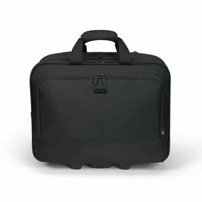 DICOTA D32043-RPET Laptop Roller Multi Eco BASE, Maletín con Ruedas para Portátiles 15-17.3", Poliéster Reciclado, Negro 1