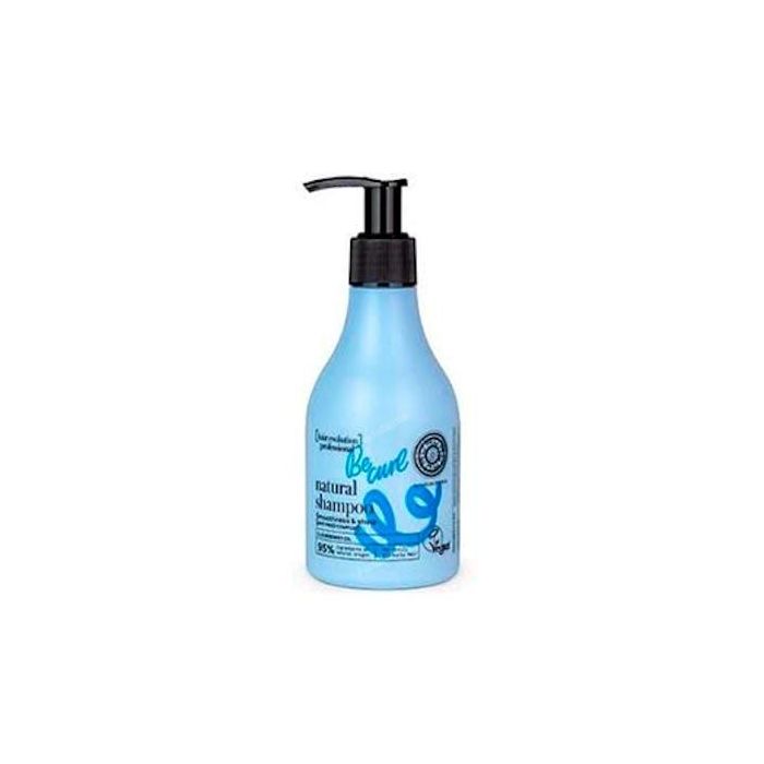 Natura Siberica Hair Evolution Be Curl Champú Suavidad Brillo – Hidrata y Nutre Cabello Rizado Rebelde con Aceite Mora y Camelia 245 ml