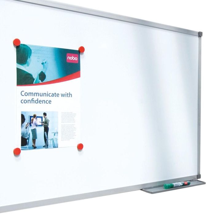 Pizarra magnética Nobo Essence Blanco Acero 180 x 120 cm 4 Pizarra magnética Nobo Essence Blanco Acero 180 x 120 cm 4