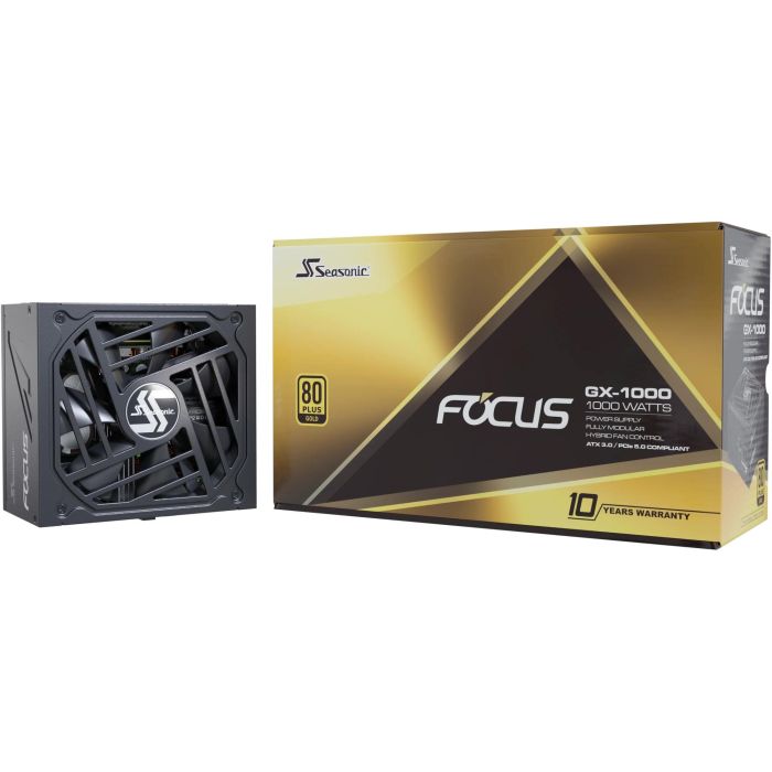 Seasonic Focus-GX-1000 Fuente de Alimentación 1000W ATX 3.1 80+ Gold 7