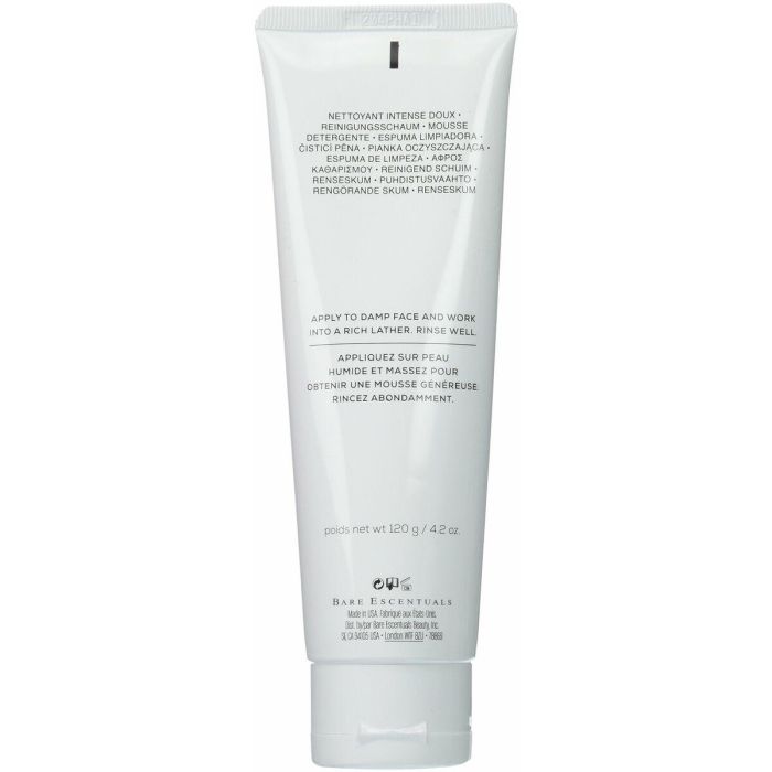 Bare Minerals PURE PLUSH Espuma Limpiadora Facial Suave Profunda para Todo Tipo de Piel. Elimina Maquillaje, Vegana, No Comedogénica 120g 1