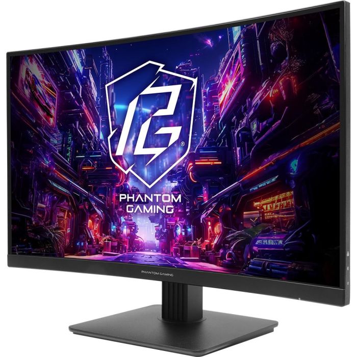ASRock PG27QRT1B Monitor Gaming 27" QHD VA Curvo 1500R 180Hz 1ms HDR400 FreeSync HDMI DisplayPort 2 ASRock PG27QRT1B Monitor Gaming 27" QHD VA Curvo 1500R 180Hz 1ms HDR400 FreeSync HDMI DisplayPort 2