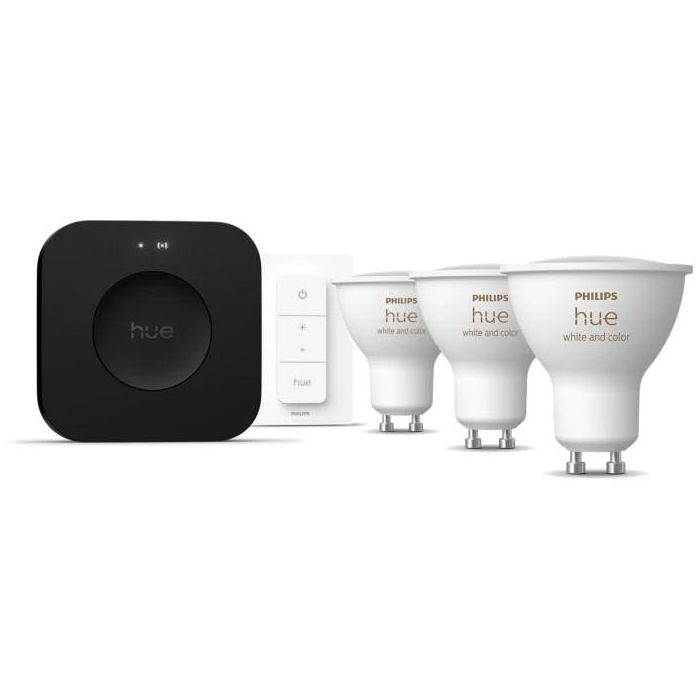 Philips Hue Starter Kit WCA 400 - 3 GU10 sw v3 EU 0 Philips Hue Starter Kit WCA 400 - 3 GU10 sw v3 EU 0