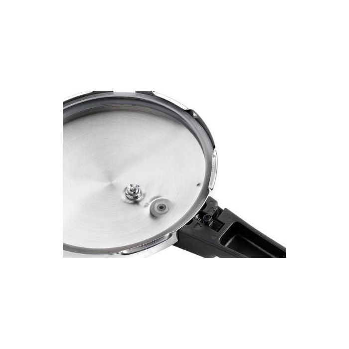Monix M560005 Olla a Presión Rápida Quick Acero Inoxidable 18/10 Ø22cm 4+6L, Mango Tijera, 2 Niveles Presión, Apertura Fácil 3