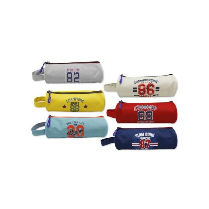 Lagart Portatodo Redondo 328277 Basket Tela Colores Surtidos Cremallera Adolescencia