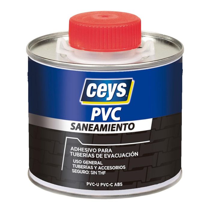 Ceys Pvc saneamiento. tapon pincel 500 ml 900110