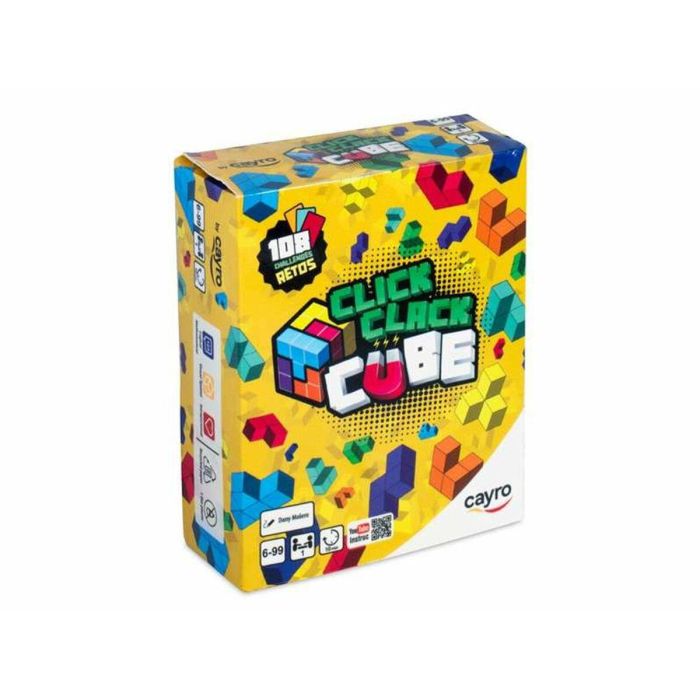 Juego click clack cube 7 piezas. coloca las piezas correctamente para superar todos los retos. 3