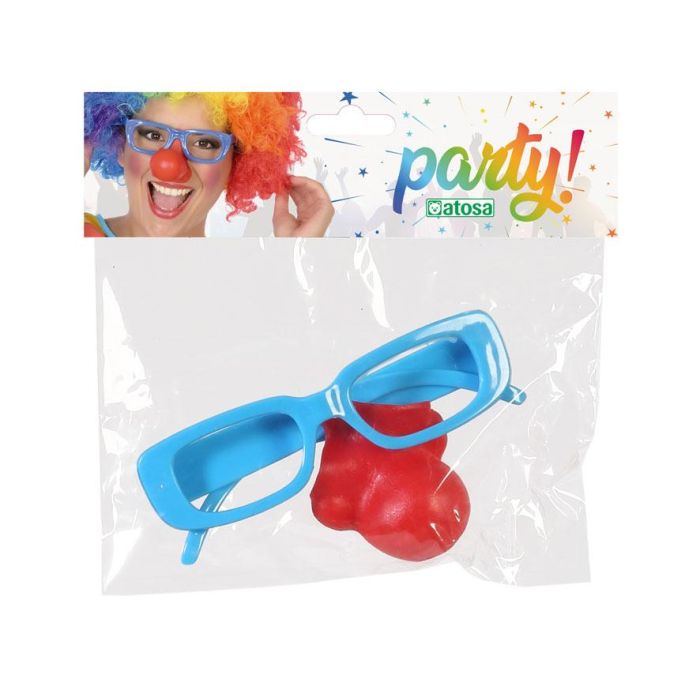 Gafas Payaso Carnaval Azul Unisex Adulto 1