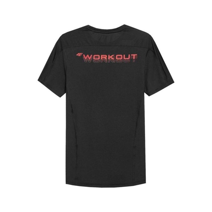 Camiseta de Manga Corta Hombre 4F TSMF019 Negro 13-14 Años 1