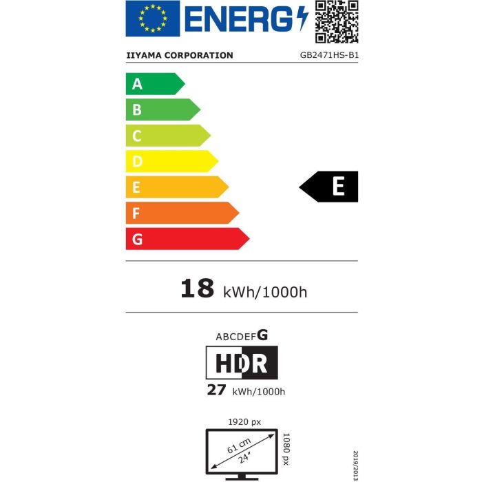Iiyama GB2471HS-B1 Pantalla para PC 60,5 cm (23.8") 1920 x 1080 Pixeles Negro 3 Iiyama GB2471HS-B1 Pantalla para PC 60,5 cm (23.8") 1920 x 1080 Pixeles Negro 3