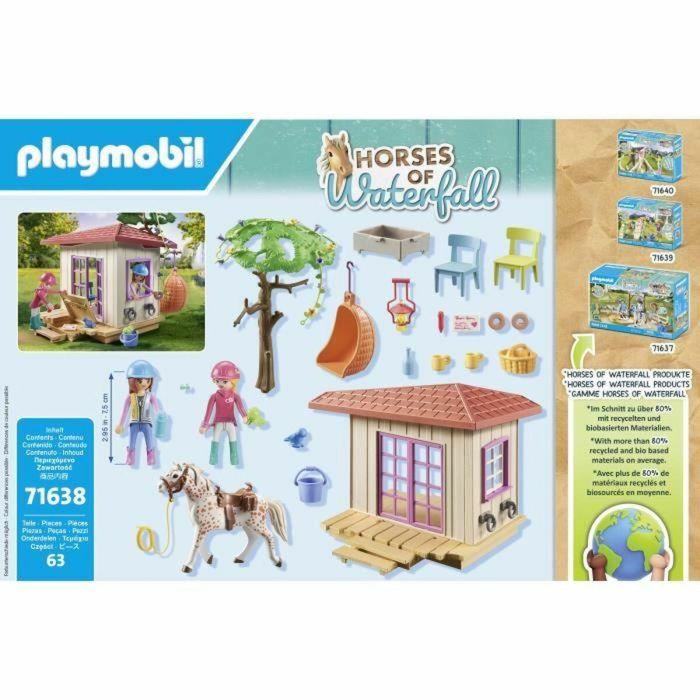 Playmobil Caseta Club Equitación - Fabricado con más del 80% de materiales sostenibles 2 Playmobil Caseta Club Equitación - Fabricado con más del 80% de materiales sostenibles 2