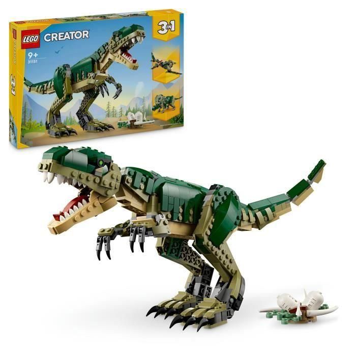 LEGO Creator 31151 T-rex 3 en 1: Dinosaurio de juguete Triceratops o Pterodáctilo LEGO Creator 31151 T-rex 3 en 1: Dinosaurio de juguete Triceratops o Pterodáctilo