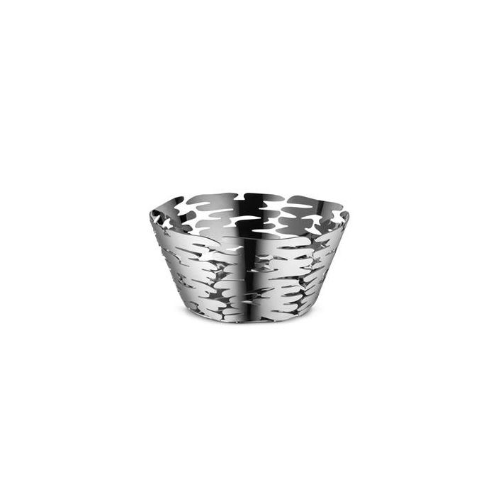 Alessi BM10/21 Barket Cesto Redondo Perforado en Acero Inoxidable 18/10 - 21cm