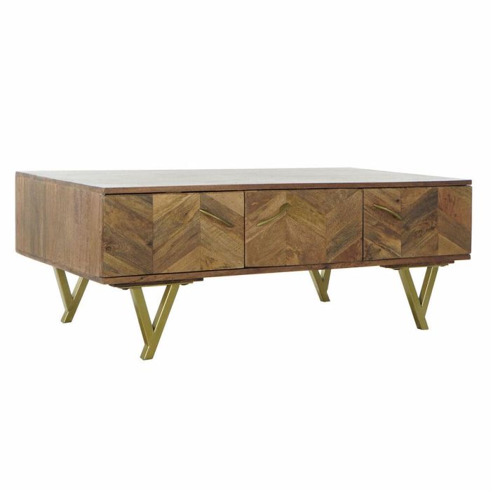 Mesa Centro Moderno DKD Home Decor Natural 60.5 x 46 x 120 cm