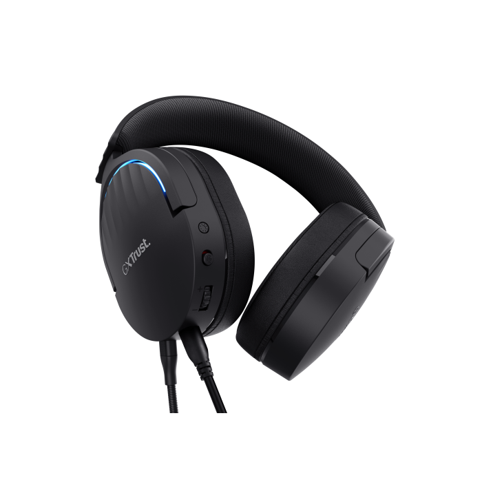 Trust Gaming GXT 490 Fayzo Auriculares Gaming USB 7.1 Envolvente, Micrófono Cancelación Ruido, RGB, Compatibles PC PS4 PS5 - Negros 3