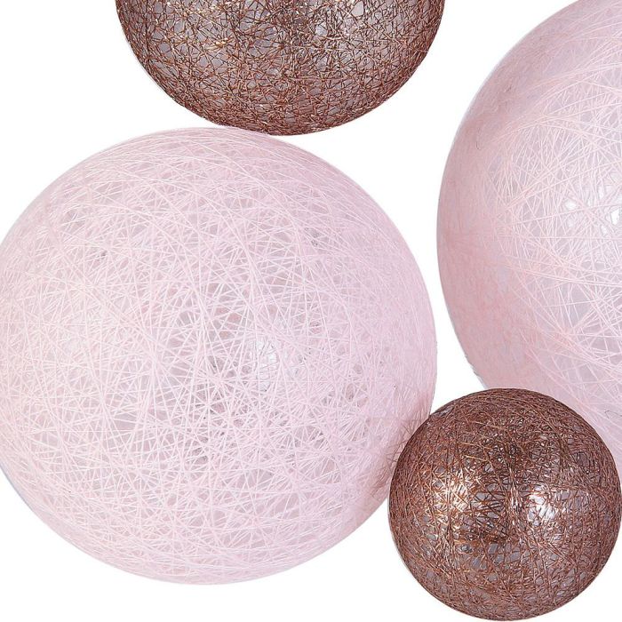 Home Deco Light Guirnalda Luz 10 Led Rosa, Bolas Variadas D.4-10cm, Decoración Hogar 2 Home Deco Light Guirnalda Luz 10 Led Rosa, Bolas Variadas D.4-10cm, Decoración Hogar 2