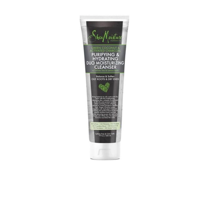 Green Coconut Activated Charcoal Cleanser 266 mL Shea Moisture