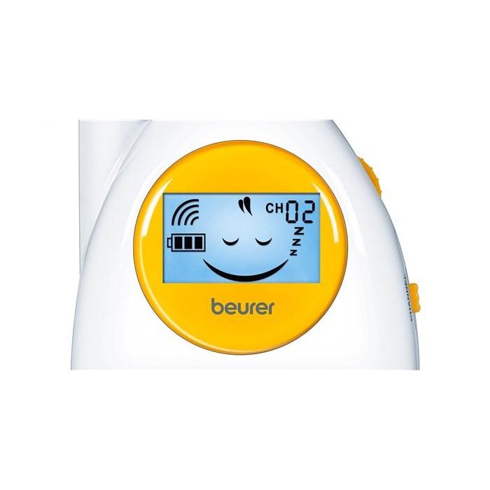 Beurer BY-84 Vigilabebés Modo ECO+ Alcance 800m Transmisión Analógica Pantalla LCD Retroiluminada Azul Indicación Emociones Bebé 3 Beurer BY-84 Vigilabebés Modo ECO+ Alcance 800m Transmisión Analógica Pantalla LCD Retroiluminada Azul Indicación Emociones Bebé 3