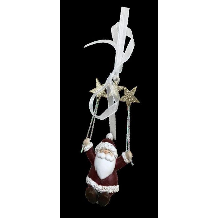 Figura Navidad Tradicional DKD Home Decor 4 x 13.5 x 6.5 cm (6 Unidades) 2