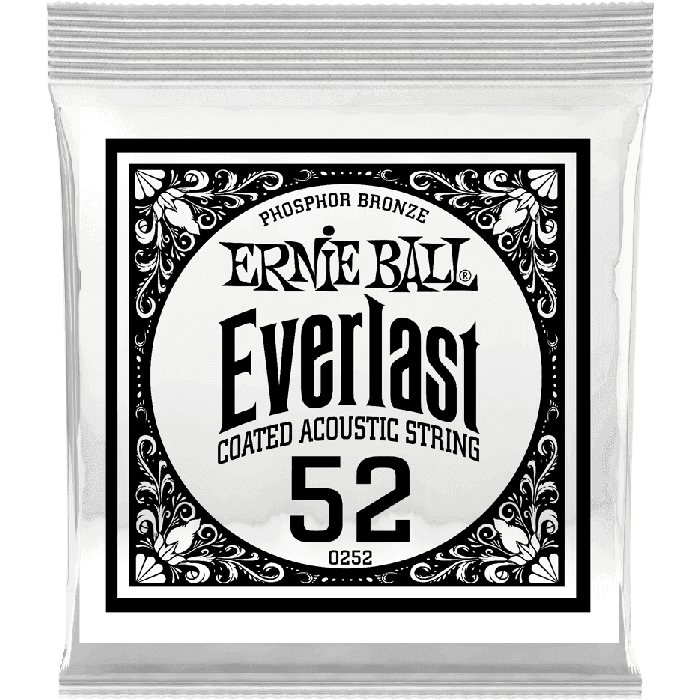 Ernie Ball Cuerda Acústica Everlast Coated Phosphor/Bronze .052