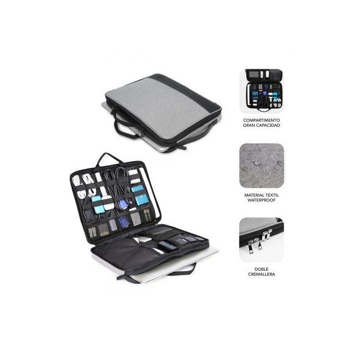 SUBBLIM Maletin Advance Laptop Sleeve 13,3-14" Grey 1 SUBBLIM Maletin Advance Laptop Sleeve 13,3-14" Grey 1