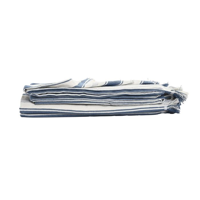 Manta Home ESPRIT Azul Gris Rayas 2 Manta Home ESPRIT Azul Gris Rayas 2