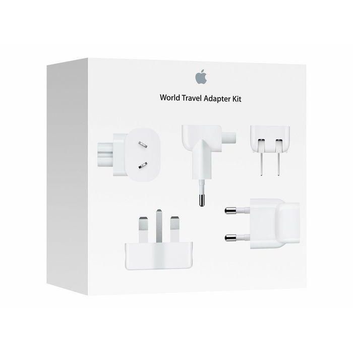 Apple World Travel Adapter Kit, 7 Enchufes AC Universales para Adaptadores de Corriente y Dispositivos: iPod, iPhone, iPad, MacBook 0 Apple World Travel Adapter Kit, 7 Enchufes AC Universales para Adaptadores de Corriente y Dispositivos: iPod, iPhone, iPad, MacBook 0