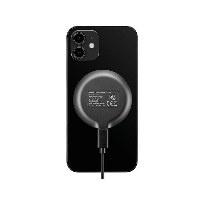 Sandberg Wireless Charger Magnet Qi2 15W 2 Sandberg Wireless Charger Magnet Qi2 15W 2